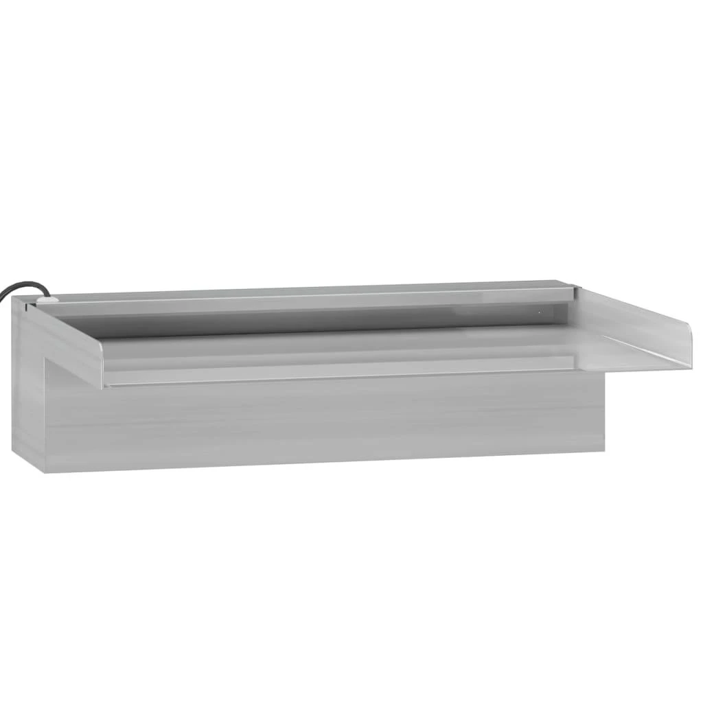 Krioklys su įvairių spalvų LED lemputėmis, 30cm, plienas