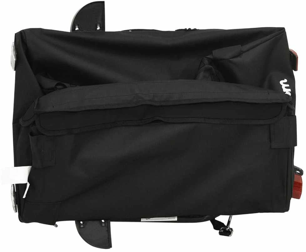 Dviračio priekaba, juodos spalvos, 30kg, geležis