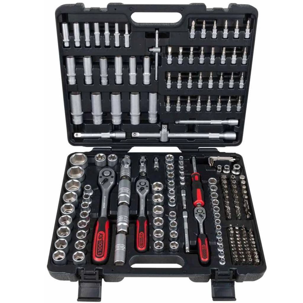KS Tools, 195 vnt. galvučių ant. kompl., 1/4" + 3/8" + 1/2" 917.0795