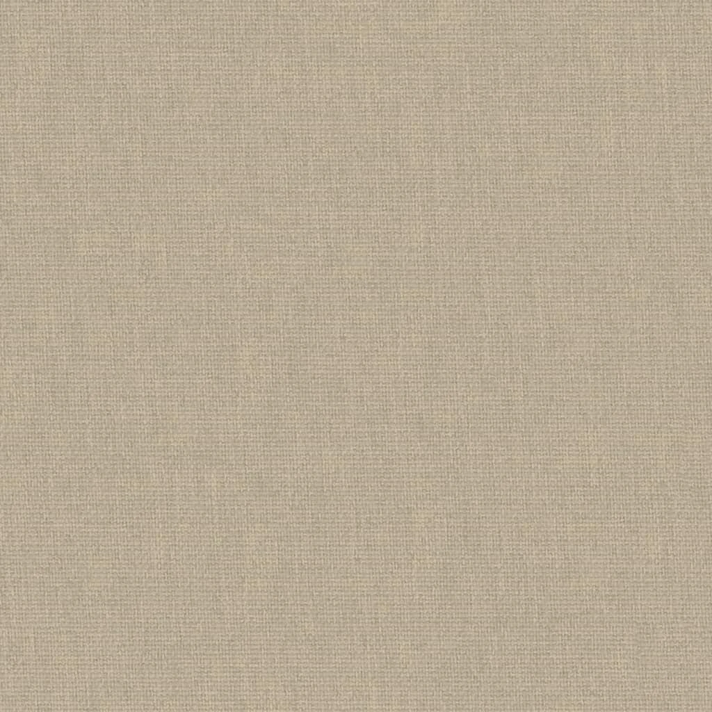 Kūdikio lovytė su čiužiniu, taupe spalvos, lininis audinys