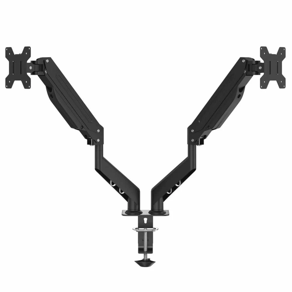 Laikiklis Dviguba monitoriaus rankena max 27 colių ekranui 75/100mm, 20kg
