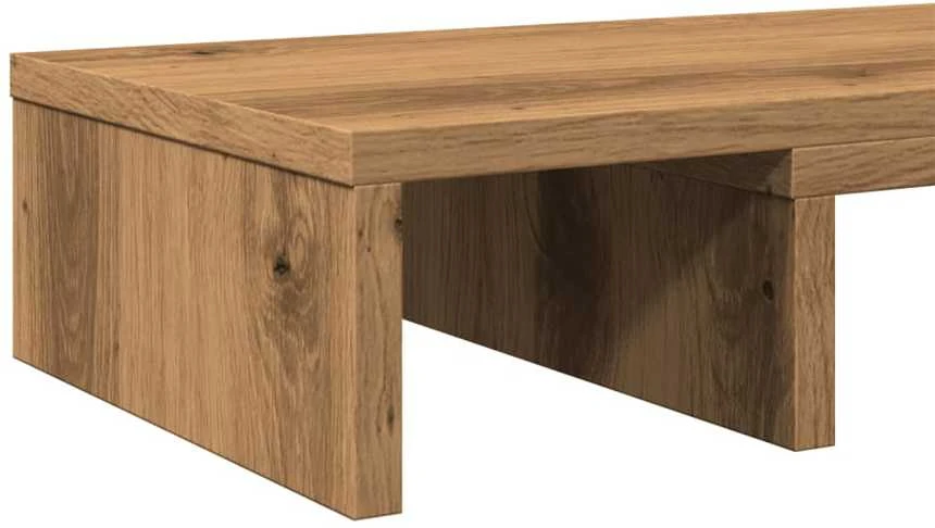 Laikiklis Monitoriaus stovas, artisano ąžuolo, 80x24x10,5cm, mediena