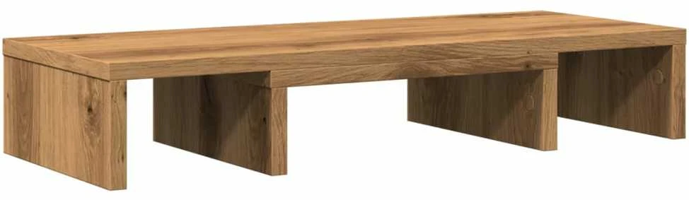 Laikiklis Monitoriaus stovas, artisano ąžuolo, 60x24x10,5cm, mediena