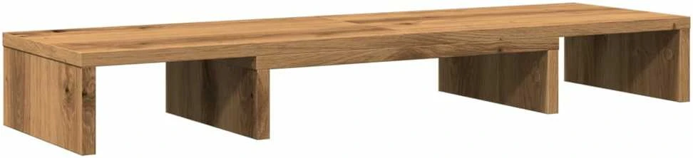 Laikiklis Monitoriaus stovas, artisano ąžuolo, 80x24x10,5cm, mediena
