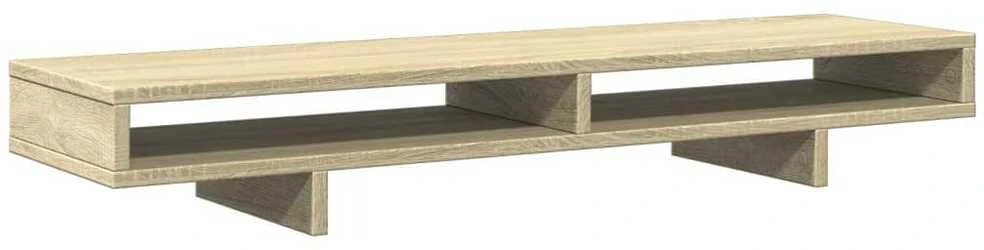 Laikiklis Monitoriaus stovas, ąžuolo, 100x27x15cm, apdirbta mediena