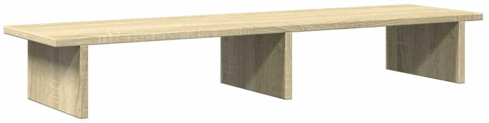 Laikiklis Monitoriaus stovas, ąžuolo, 100x27x15cm, apdirbta mediena