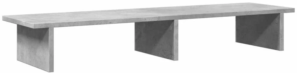 Laikiklis Monitoriaus stovas, betono, 100x27x15cm, apdirbta mediena