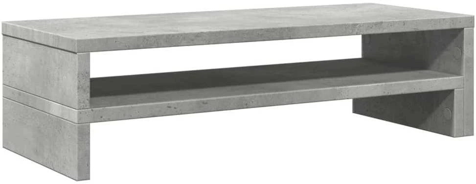 Laikiklis Monitoriaus stovas, betono, 54x22x15cm, apdirbta mediena