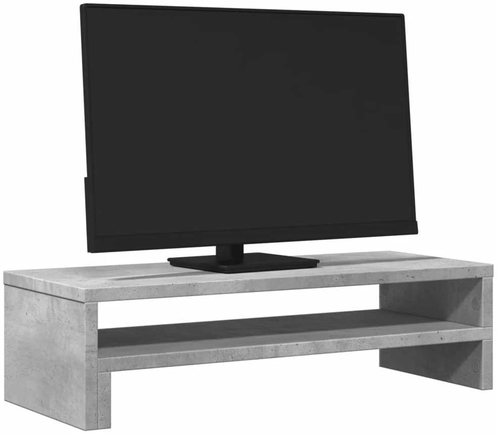 Laikiklis Monitoriaus stovas, betono, 54x22x15cm, apdirbta mediena
