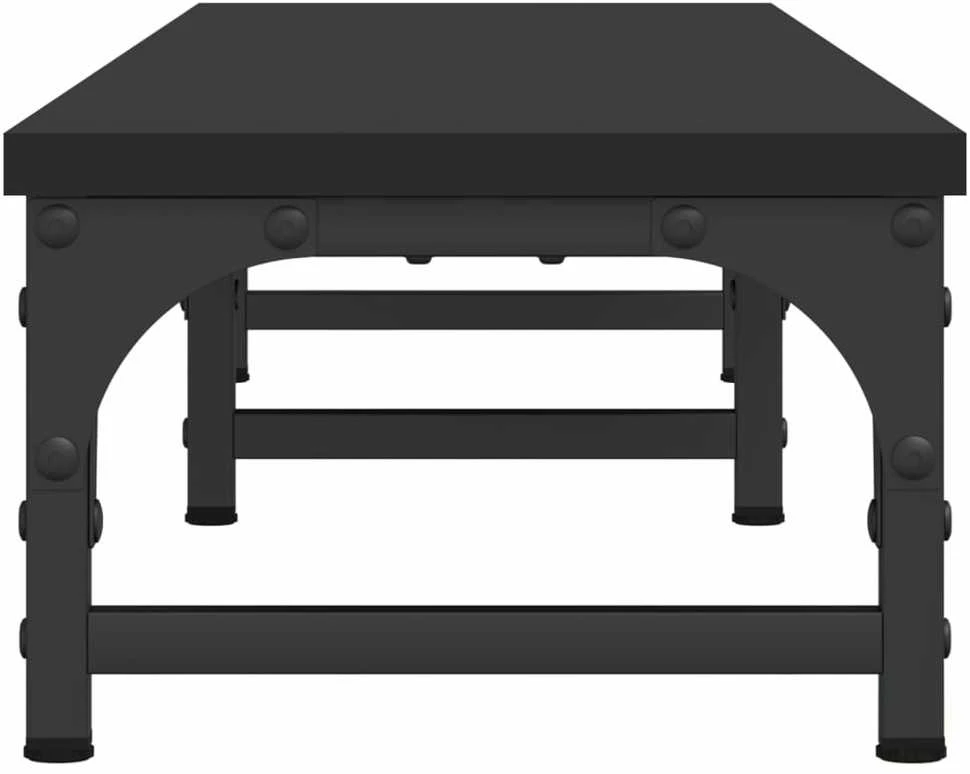 Laikiklis Monitoriaus stovas, juodas, 105x23x15,5cm, apdirbta mediena