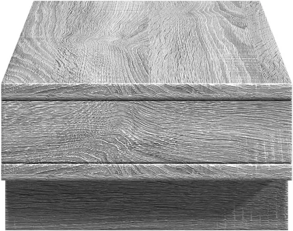 Laikiklis Monitoriaus stovas, pilkas ąžuolo, 50x27x15cm, apdirbta mediena