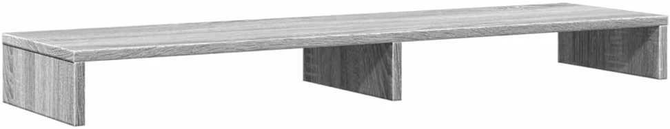 Laikiklis Monitoriaus stovas, pilkas ąžuolo, 100x27x10cm, mediena