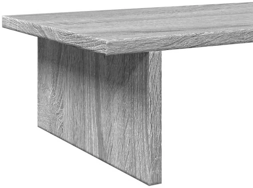 Laikiklis Monitoriaus stovas, pilkas ąžuolo, 100x27x15cm, mediena