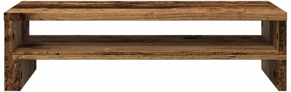 Laikiklis Monitoriaus stovas, sendintos medienos, 54x22x15cm, mediena