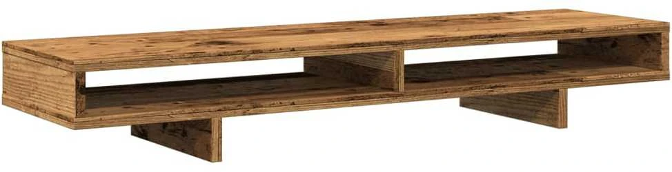 Laikiklis Monitoriaus stovas, sendintos medienos, 100x27x15cm, mediena