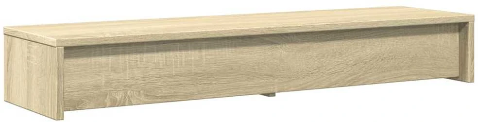 Laikiklis Monitoriaus stovas su stalčiais, ąžuolo, 100x27x15cm, mediena