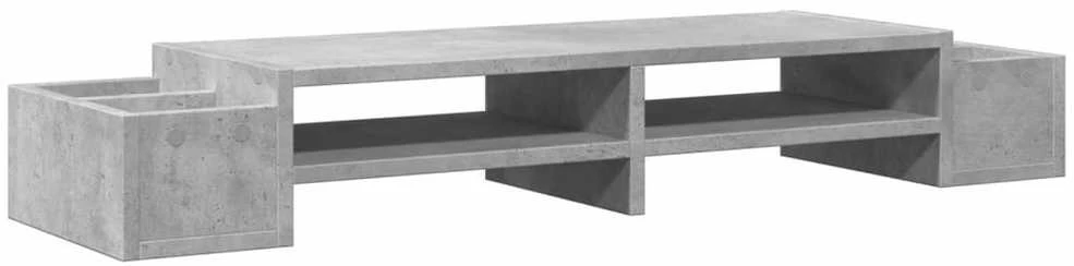 Laikiklis Monitoriaus stovas su vieta daiktams, betono, 100x27x15cm