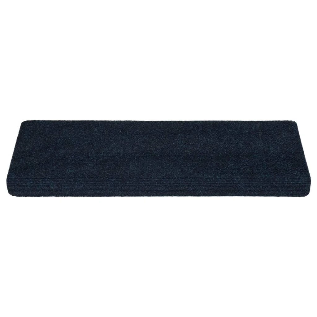 Laiptų kilimėliai, 15vnt., mėlyni 65x21x4cm perforuoti adatomis