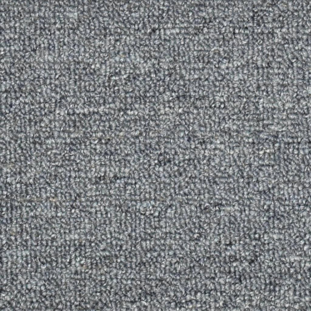 Laiptų kilimėliai, 15vnt., šviesiai pilki ir mėlyni, 65x24x4cm