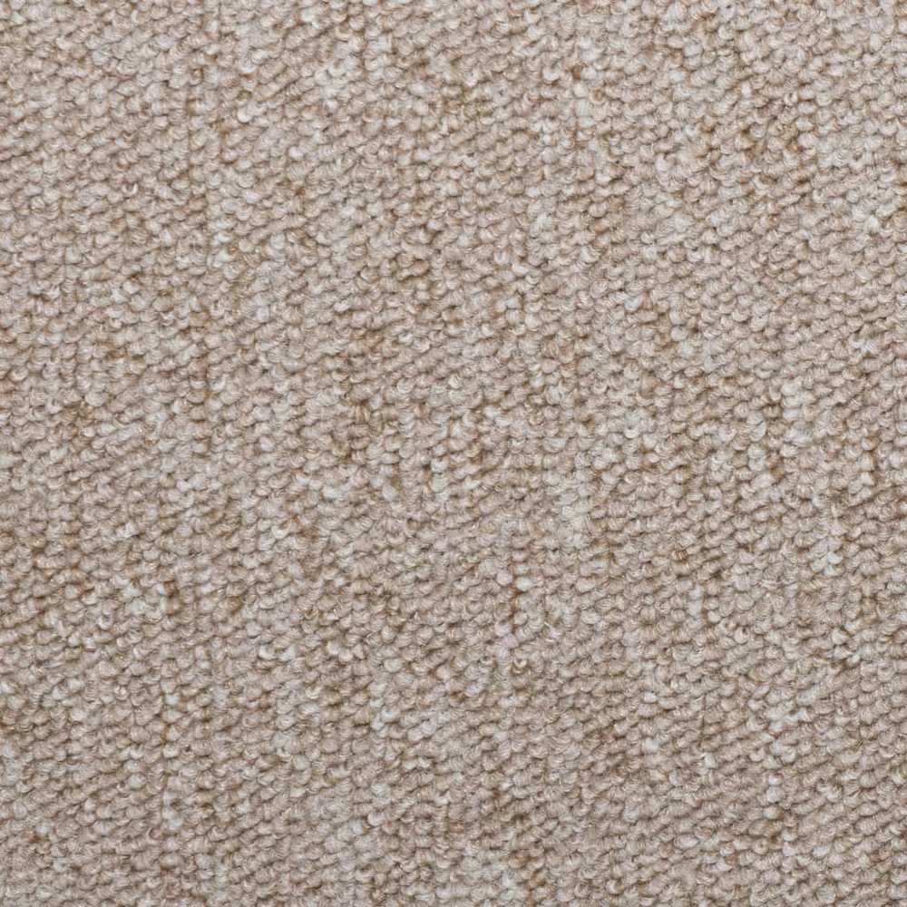 Laiptų kilimėliai, 15vnt., taupe spalvos, 65x21x4 cm