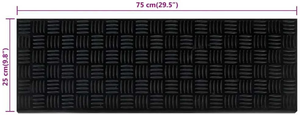 Laiptų pakopos, 5vnt., 25x75cm, guma