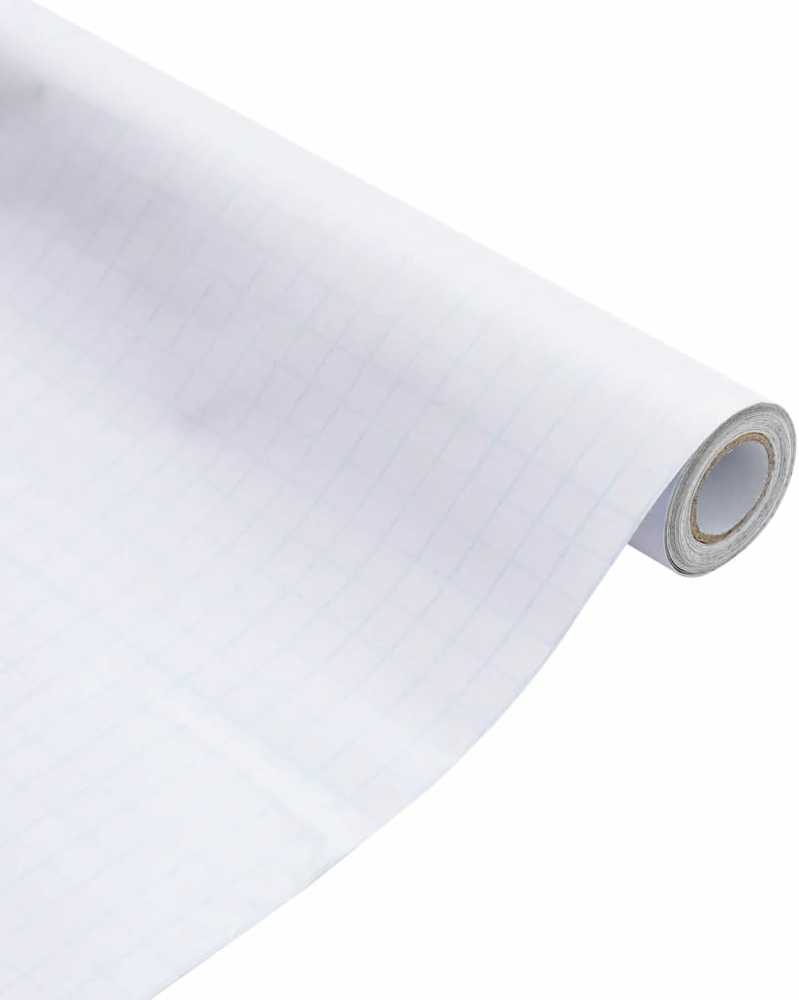 Langų plėvelė, baltos spalvos, 45x1000cm, PVC, matinė