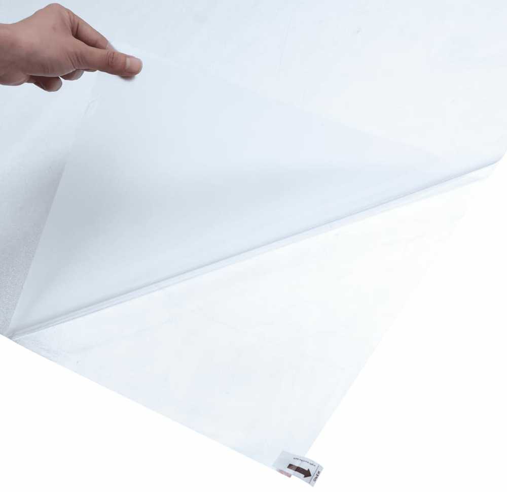 Langų plėvelė, skaidri pilka, 60x1000cm, PVC, statinė, matinė