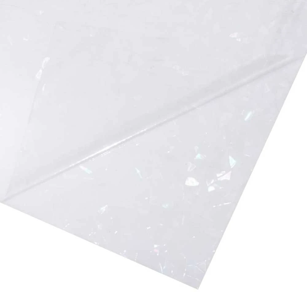 Langų plėvelės, 3vnt., PVC, matinės, 3D vaivorykštės raštas