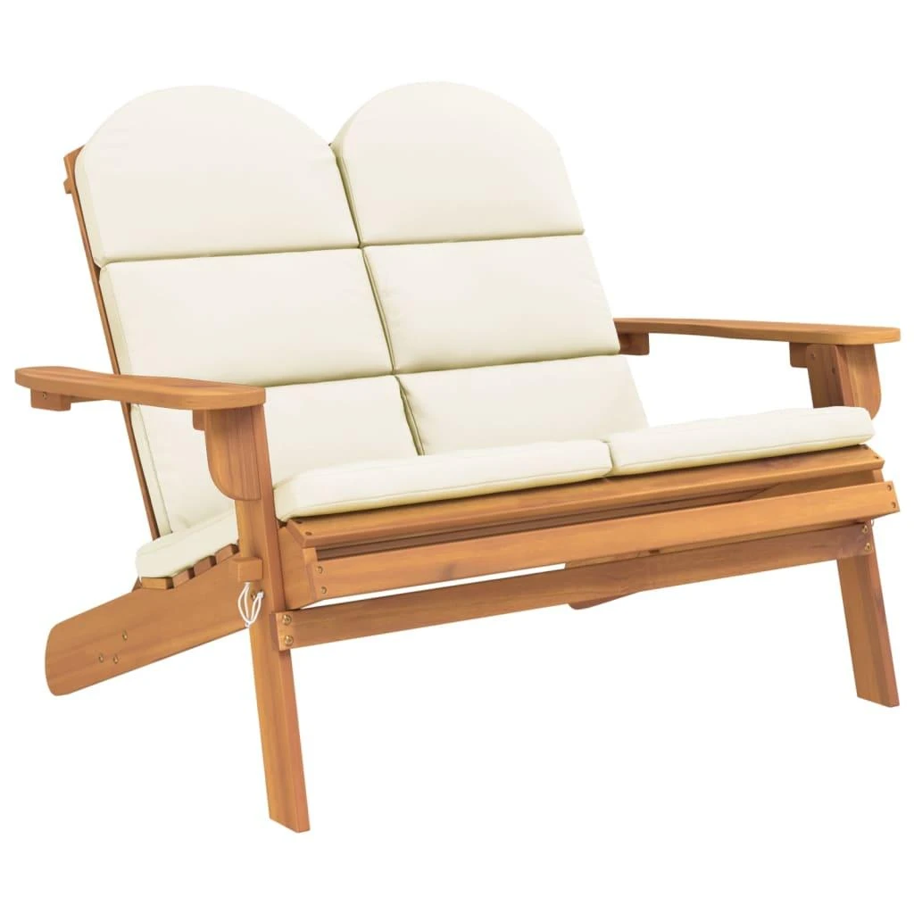 Lauko baldų komplektas Sodo adirondack komplektas, 3 dalių, akacijos medienos masyvas