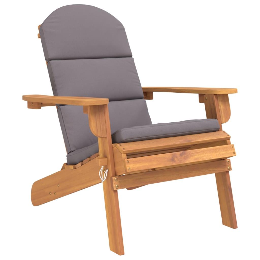 Lauko baldų komplektas Sodo adirondack komplektas, 3 dalių, akacijos medienos masyvas