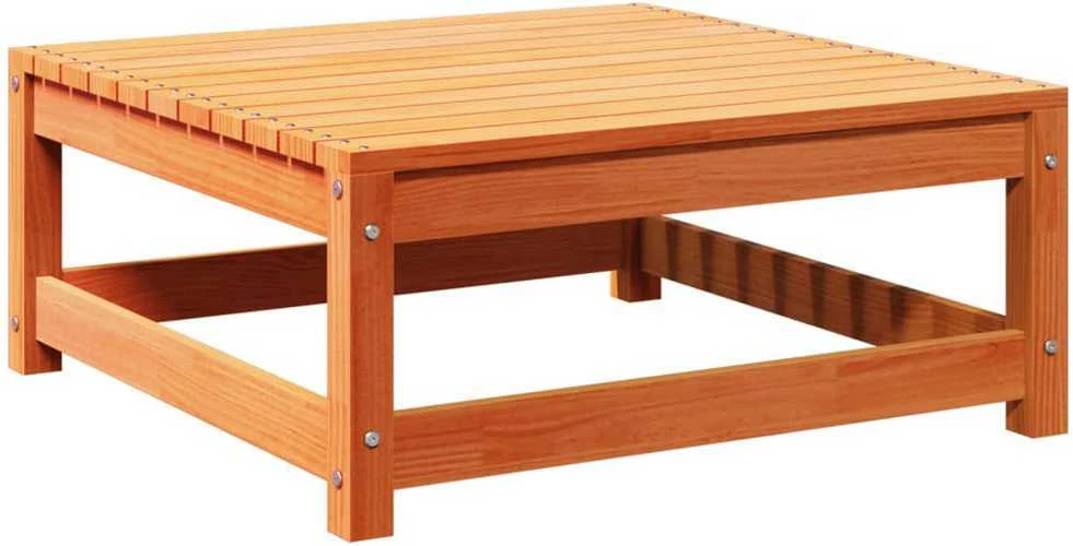 Lauko baldų komplektas Sodo komplektas su pagalvėlėmis, 6 dalių, vaško rudas, pušis