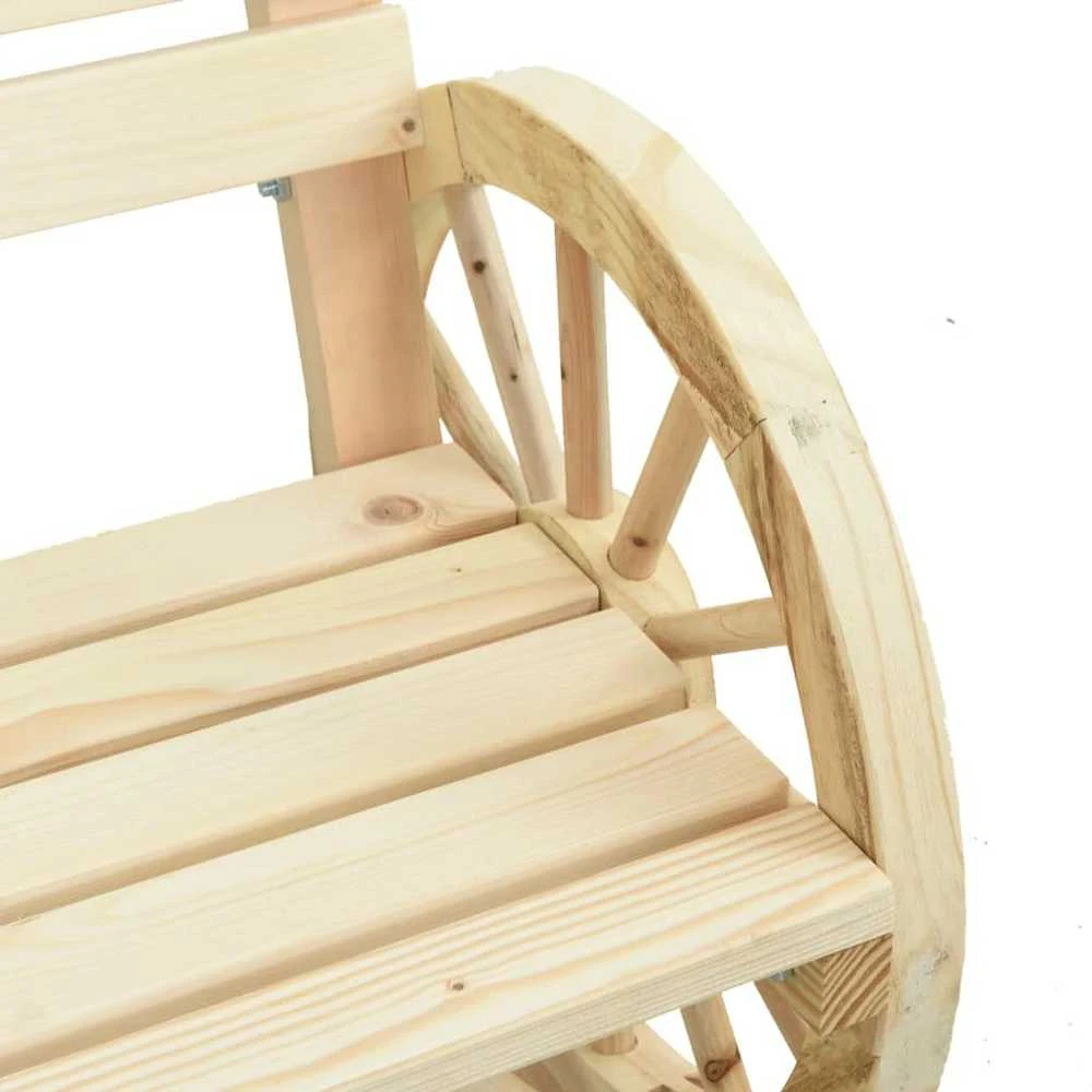 Lauko baldų komplektas Sodo poilsio baldų komplektas, 3 dalių, eglės medienos masyvas