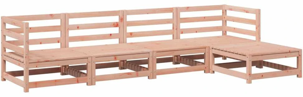 Lauko baldų komplektas Sodo sofos komplektas, 5 dalių, douglas eglės masyvas