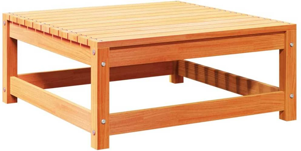 Lauko baldų komplektas Sodo sofos komplektas su pagalvėlėmis, 9 dalių, vaško, pušis