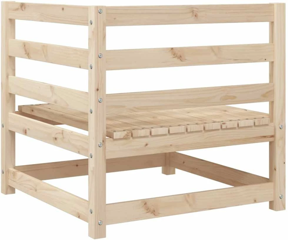 Lauko baldų komplektas Sodo sofos komplektas, 12 dalių, pušies medienos masyvas