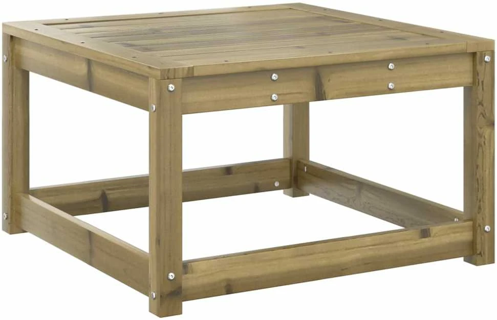 Lauko baldų komplektas Sodo sofos komplektas, 3 dalių, impregnuota pušies mediena