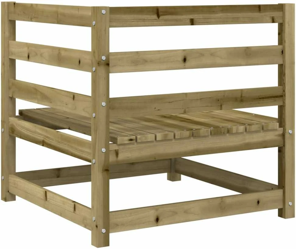 Lauko baldų komplektas Sodo sofos komplektas, 7 dalių, impregnuota pušis
