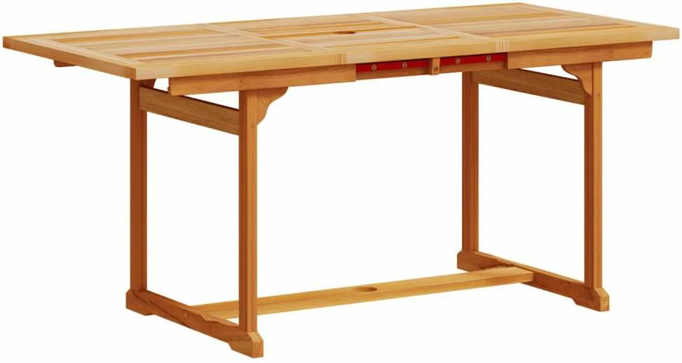 Lauko baldų komplektas Sodo valgomojo komplektas, 5 dalių, akacija ir tekstilenas