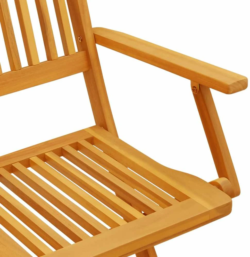 Lauko baldų komplektas Sulankstomas sodo komplektas, 5 dalių, akacijos masyvas