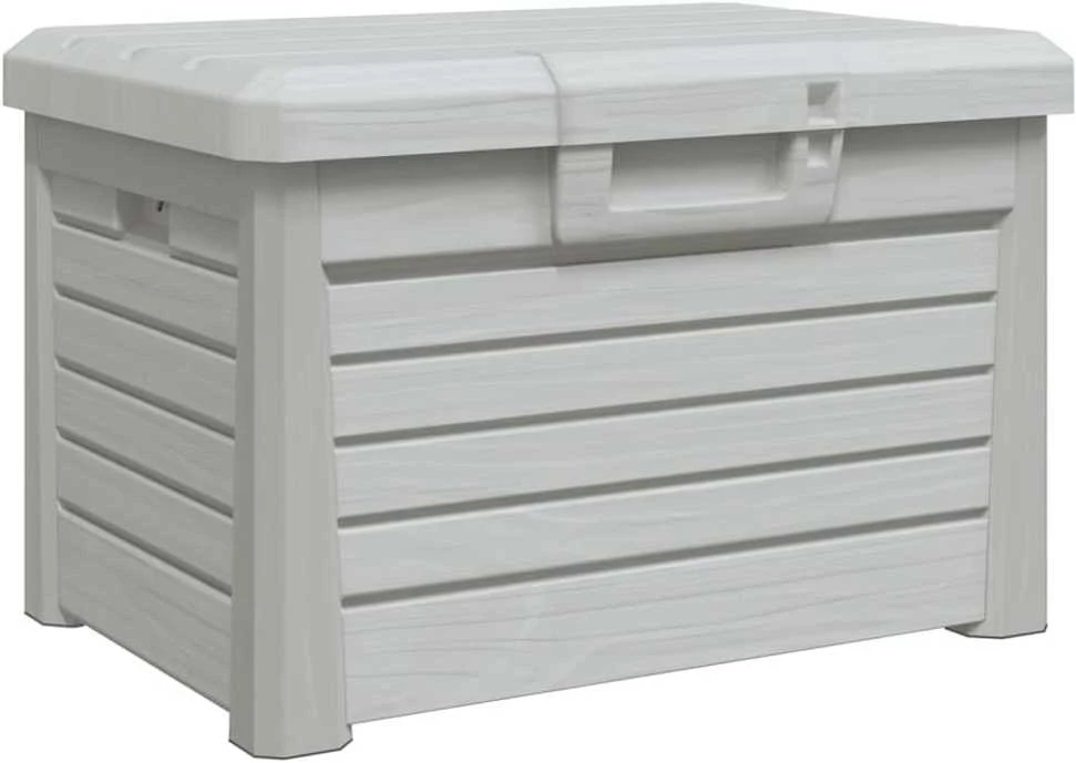 Lauko dėžė pagalvėlėms, pilka, 73x50,5x46,5cm, PP