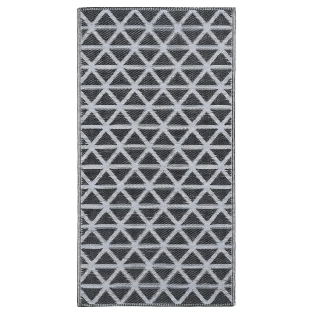 Lauko kilimas, juodos spalvos, 160x230cm, PP