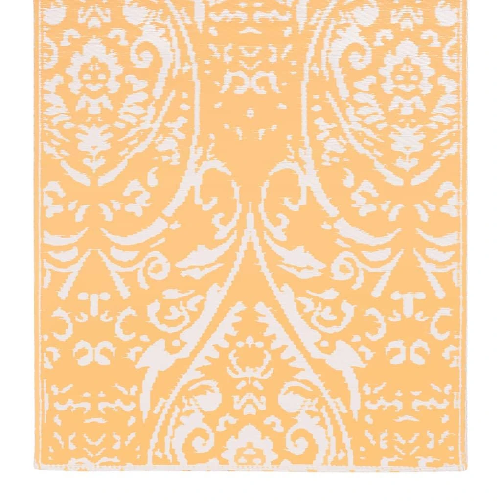 Lauko kilimas, oranžinės ir baltos spalvos, 190x290cm, PP