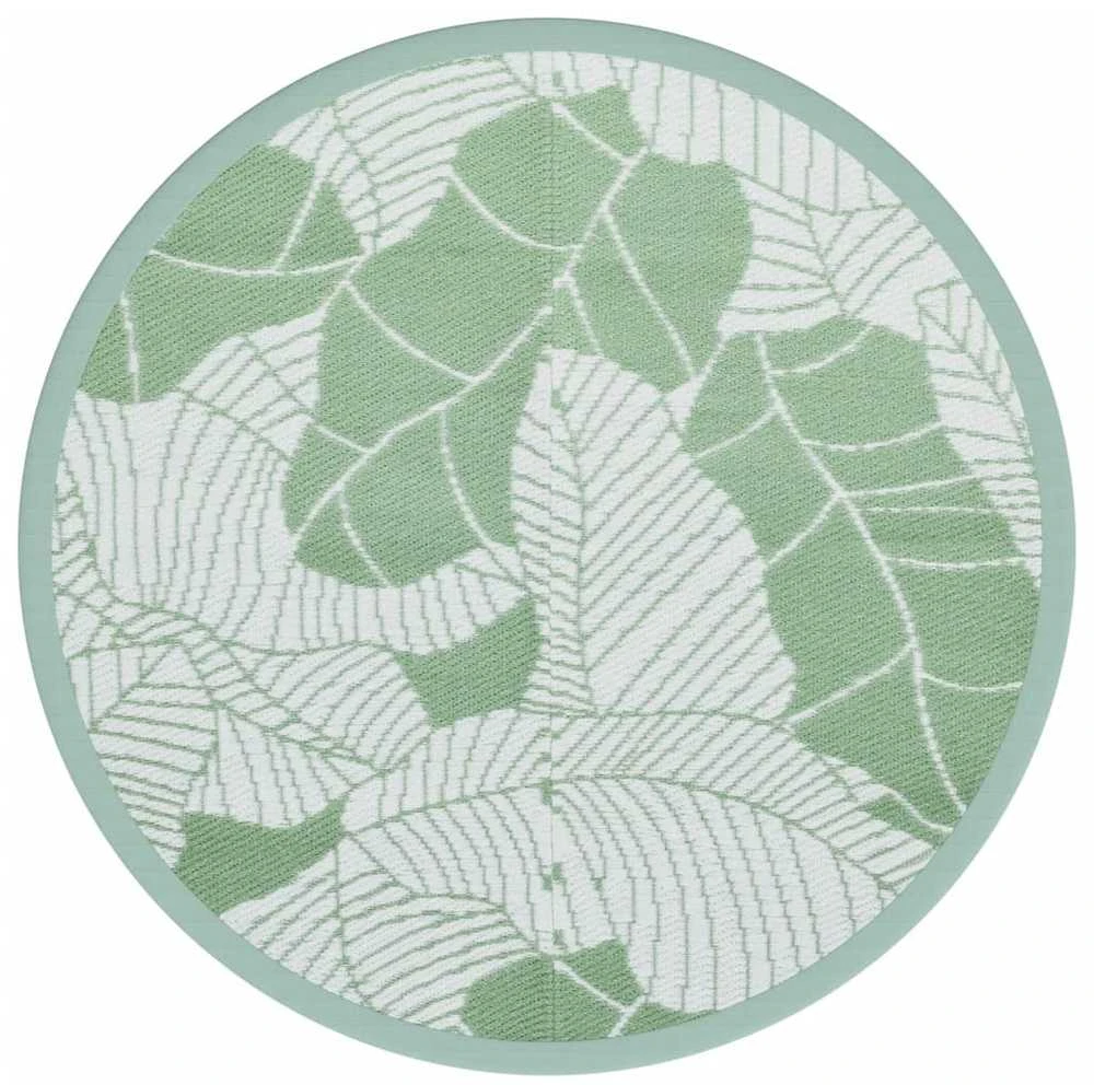 Lauko kilimas, žalios spalvos, 120cm skersmens, PP
