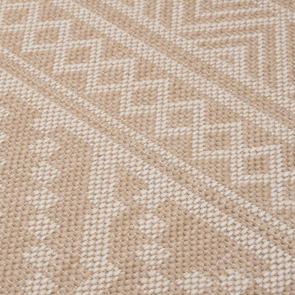 Lauko kilimėlis, rudos spalvos, 100x200cm, plokščio pynimo