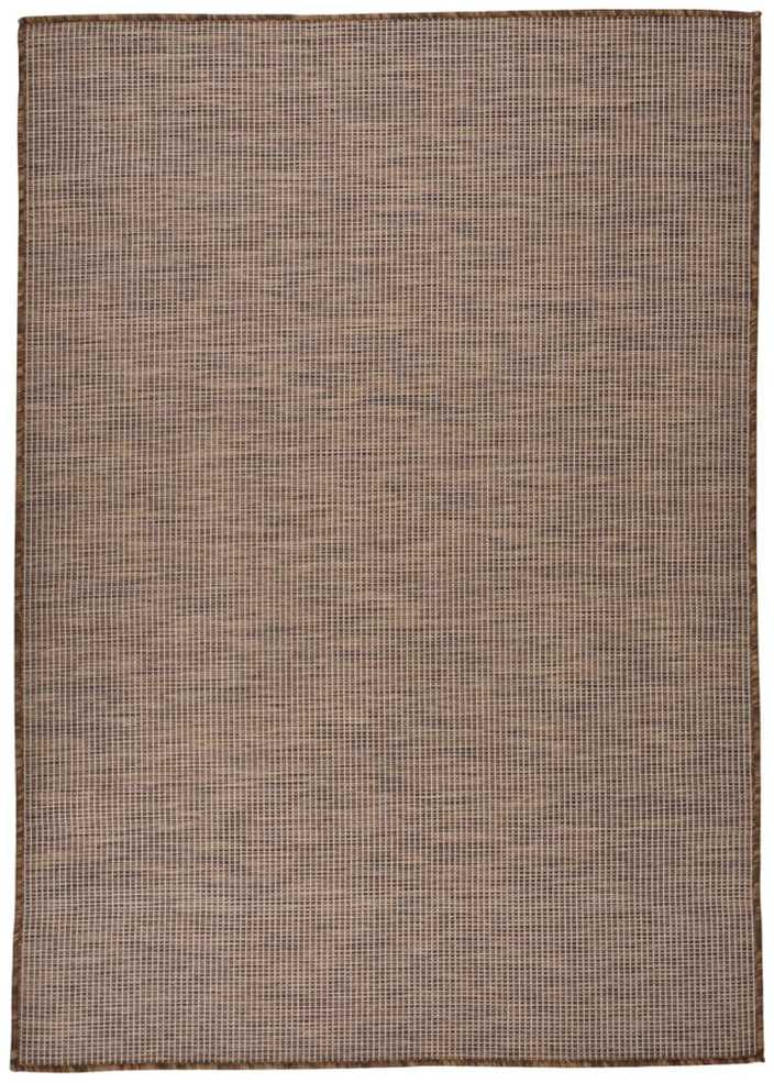 Lauko kilimėlis, rudos spalvos, 160x230cm, plokščio pynimo