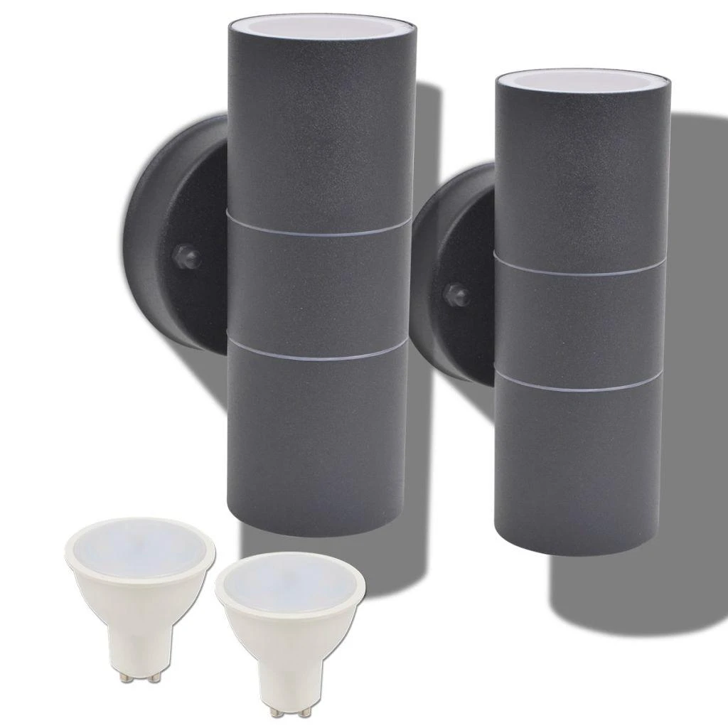 Lauko LED sien. šviest., 2vnt., nerūd. plienas, į viršų/apačią