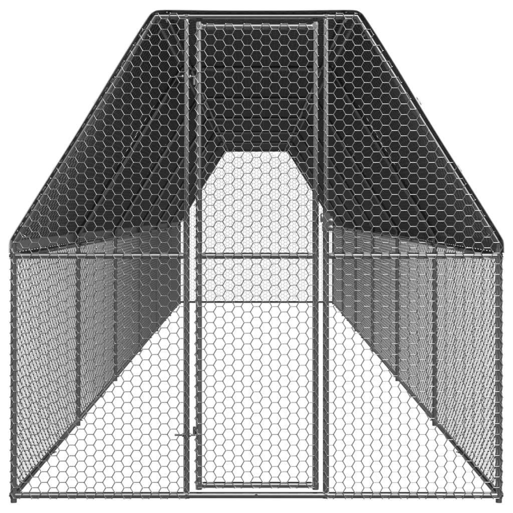 Lauko narvas viščiukams, 2x12x2m, galvanizuotas plienas