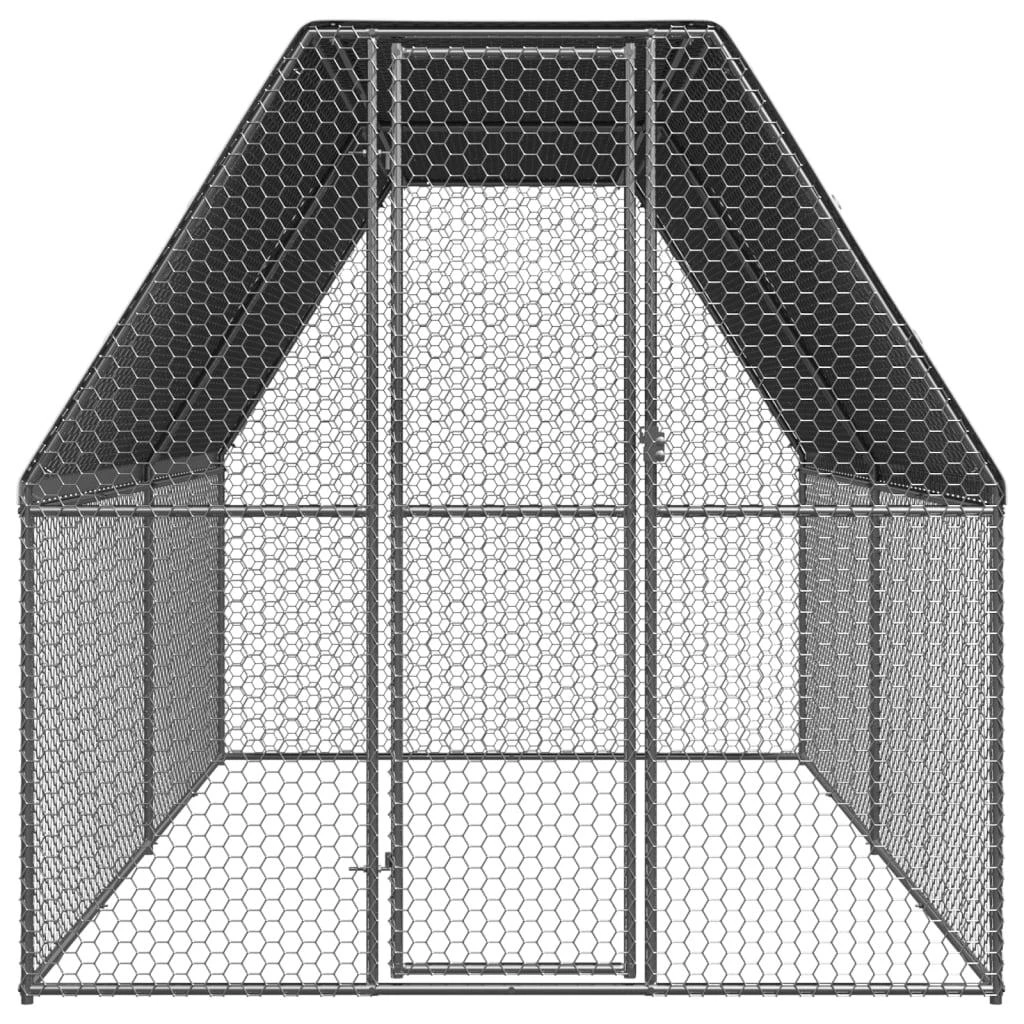 Lauko narvas viščiukams, 2x4x2m, galvanizuotas plienas