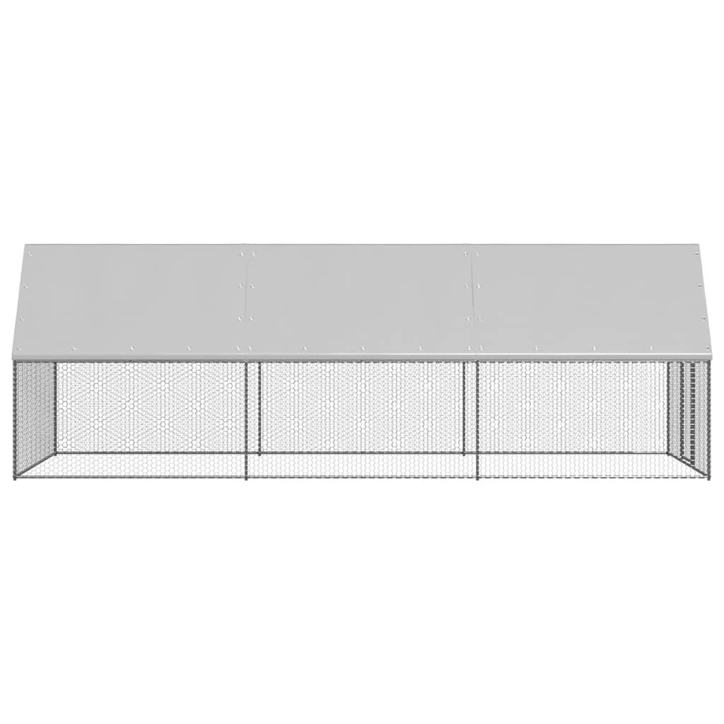 Lauko narvas viščiukams, 2x6x2m, galvanizuotas plienas