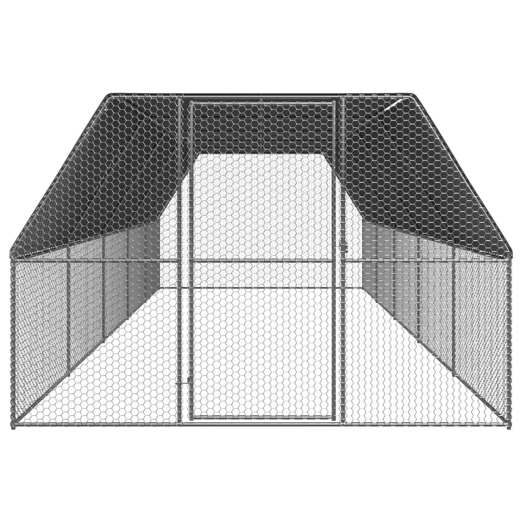 Lauko narvas viščiukams, 3x10x2m, galvanizuotas plienas